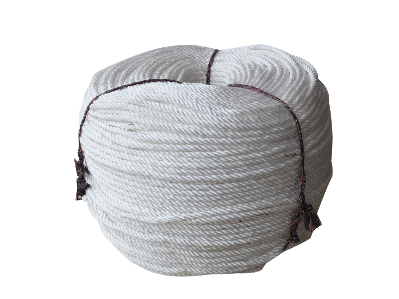 White four-eight flower safety rope