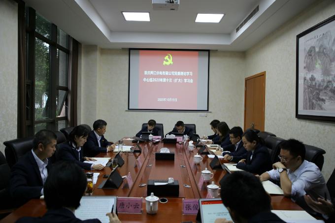 重庆两江供电有限公司学习贯彻习近平总书记在中央党校中青年干部培训班开班式上的重要讲话精神
