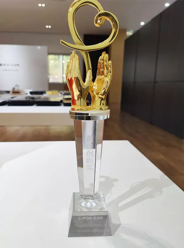 Best Innovation Award (Supor 2016 Electrical Appliance Division Supplier Annual Meeting) -2016