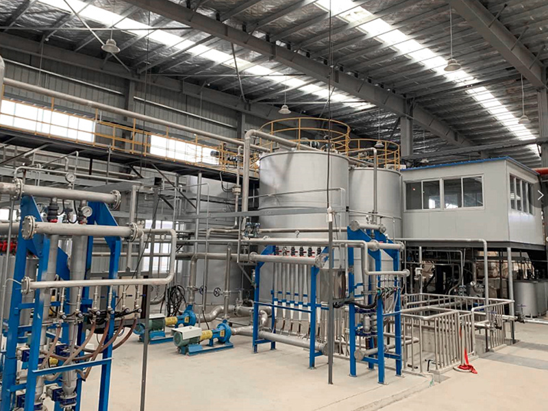 大型紙塑製漿系統- 濕壓示範線