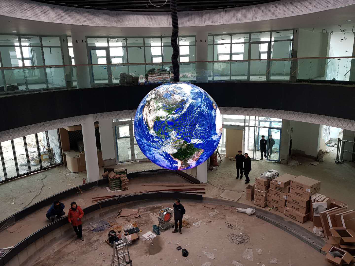 P4 2.5m diameter sphere LED display in south Korea