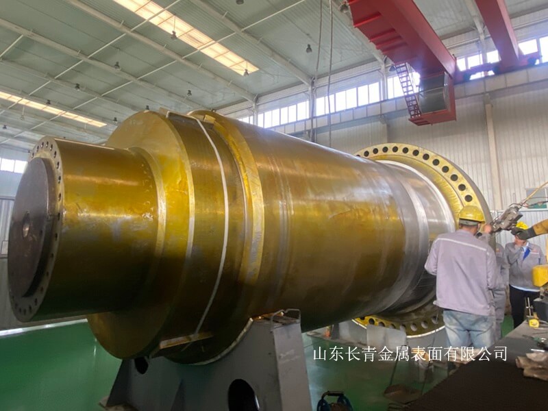 長(zhǎng)青金屬熱噴涂公司對(duì)空心軸激光熔覆加工