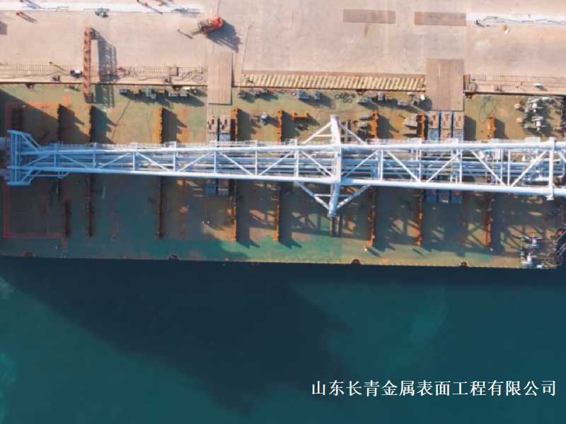 長青金屬熱噴涂公司完成巴油項目火炬塔表面強化并裝船