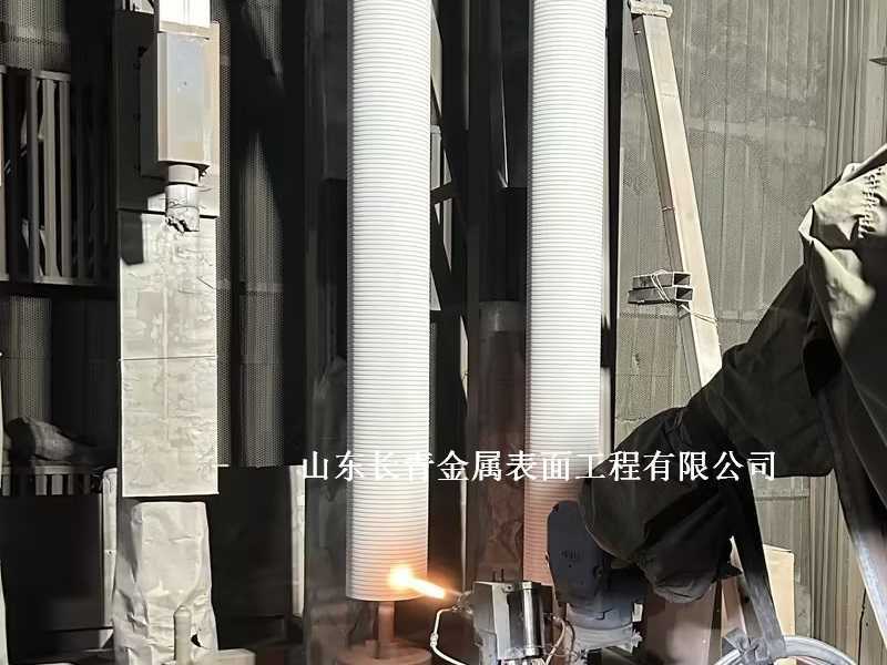 對(duì)造紙行業(yè)多節(jié)輥進(jìn)行超音速噴涂碳化鎢涂層