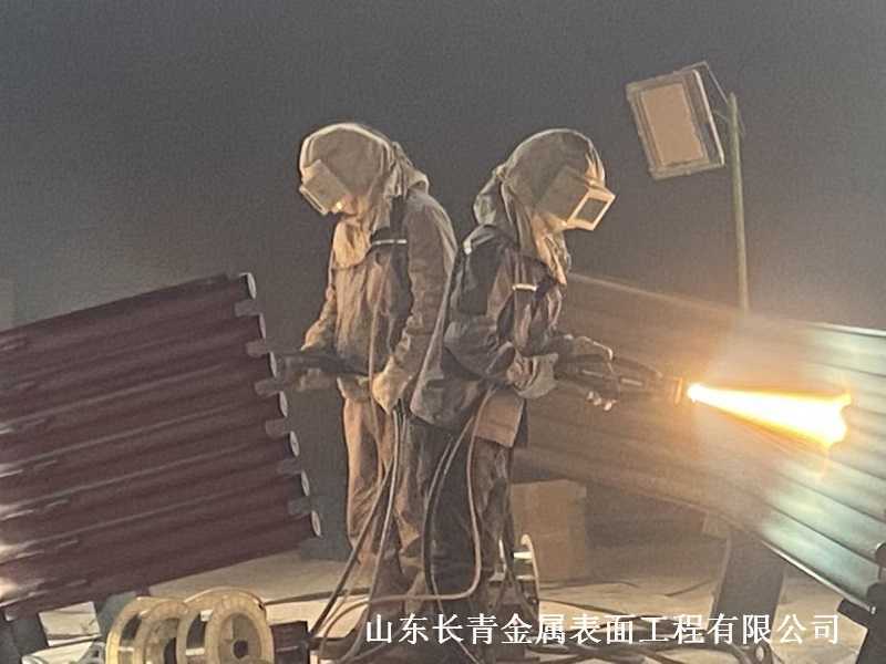 對垃圾焚燒鍋爐管電弧噴涂