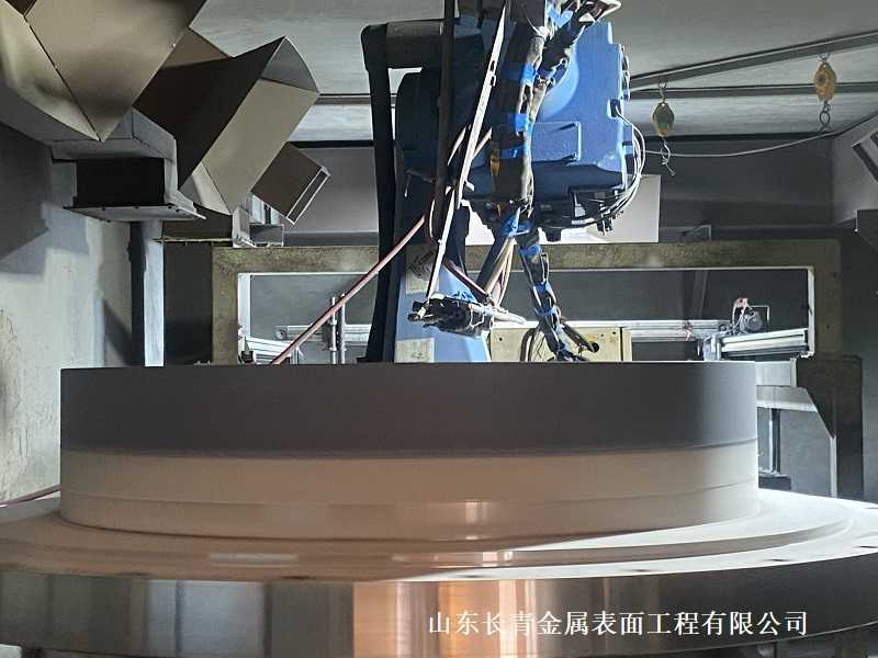 軸承法蘭噴涂陶瓷涂層