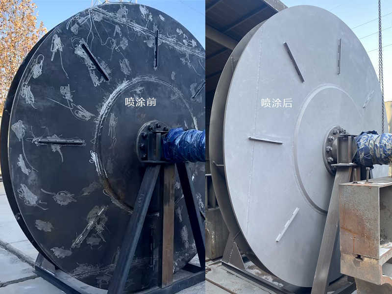 風(fēng)機(jī)葉輪噴涂碳化鎢前后有什么區(qū)別