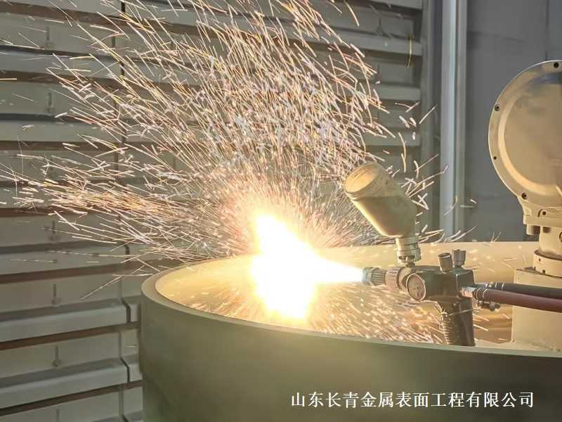 船舶行業(yè)冷卻水套噴涂