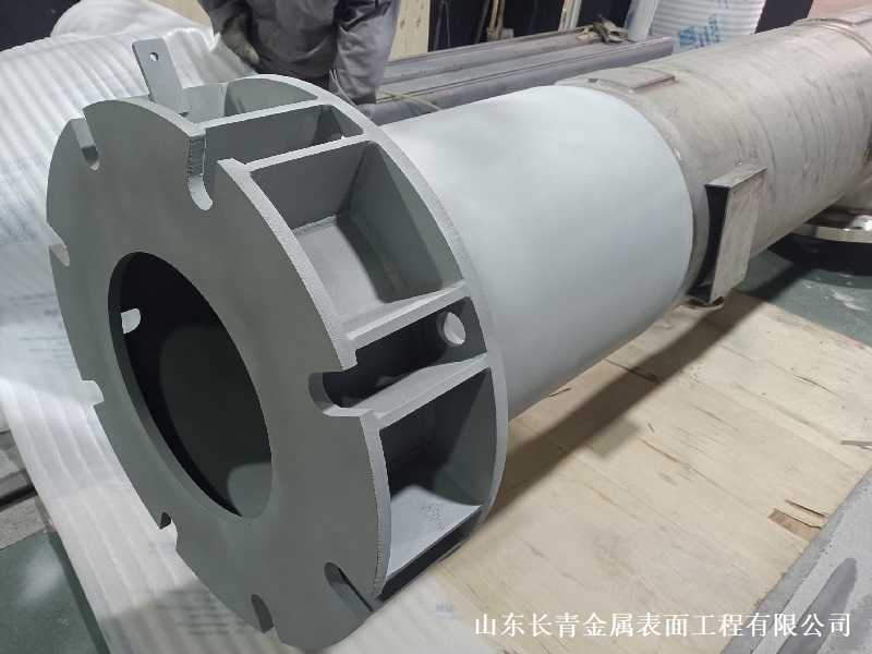 火炬筒體超音速電弧噴涂表面強化