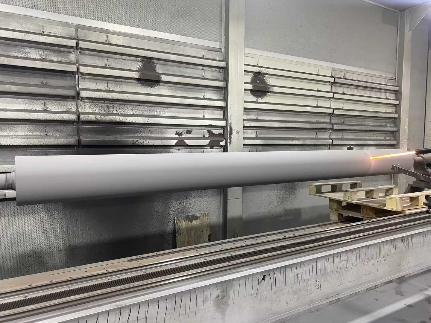 PM6纏繞膜打包驅(qū)動輥超音速噴涂碳化鎢