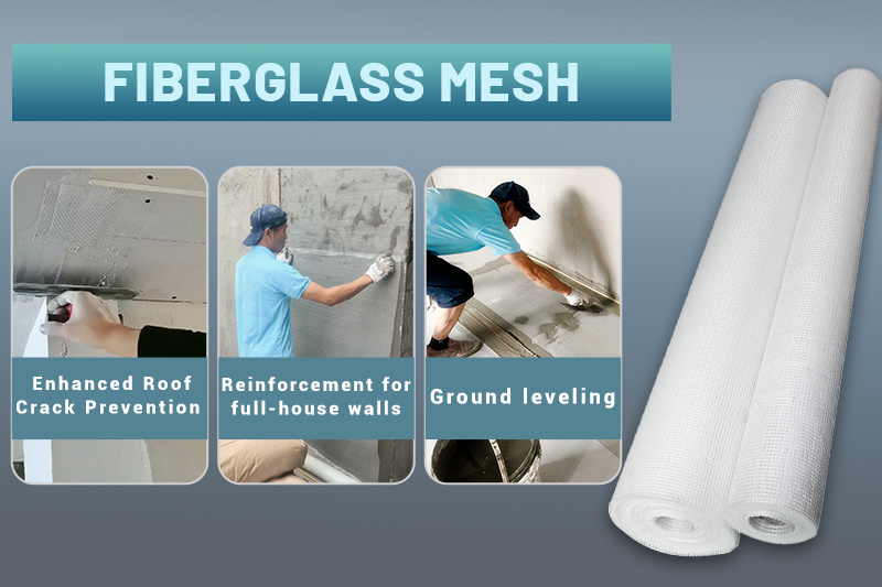 The utilization of Fiberglass  mesh cloth is highly advantageous in the construction of walls.