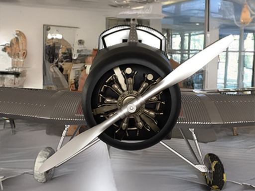 Life size plane replica exhibited worldwide since 2018
