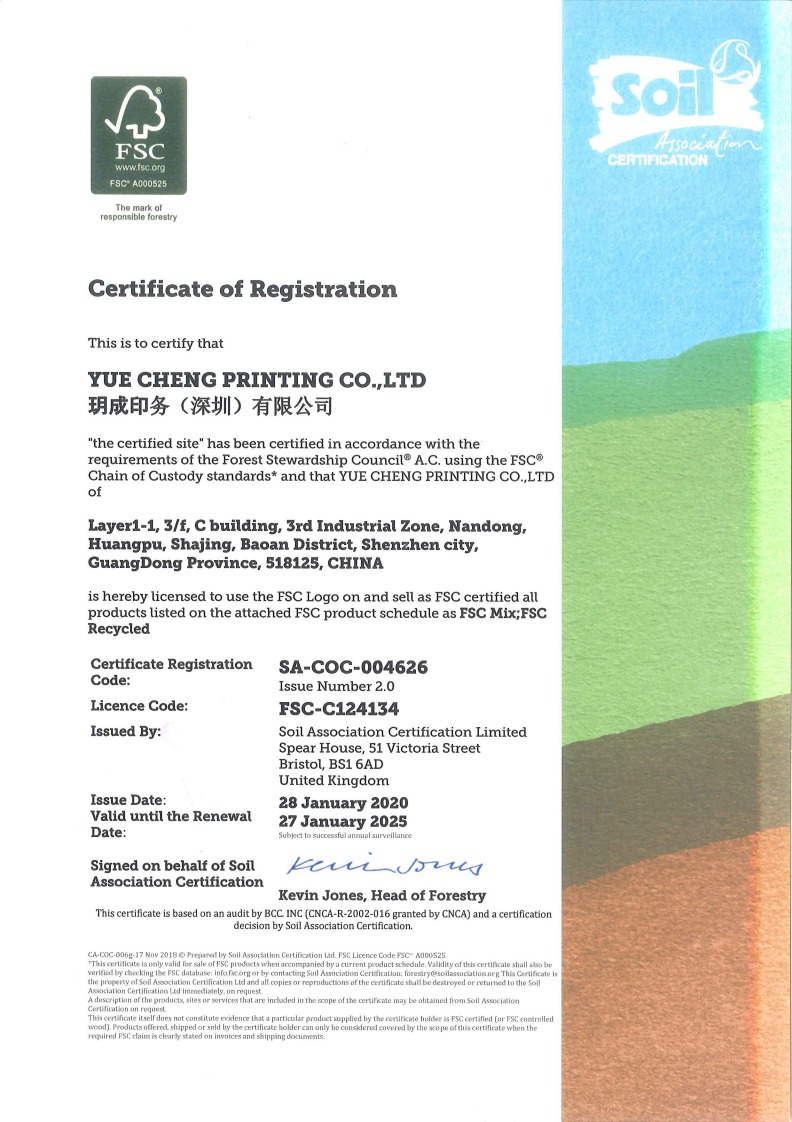 5. Rihao FSC certificate