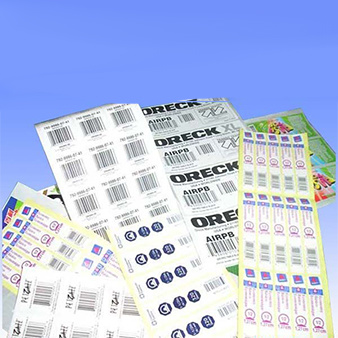 Product Center->Adhesive stickers