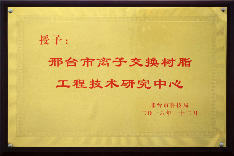 Xingtai Ion Exchange Resin Engineering Technology Research Center