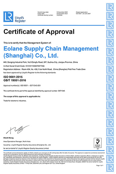 Certificates