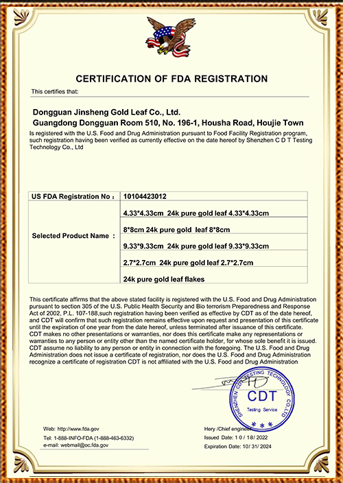 Fda registration number