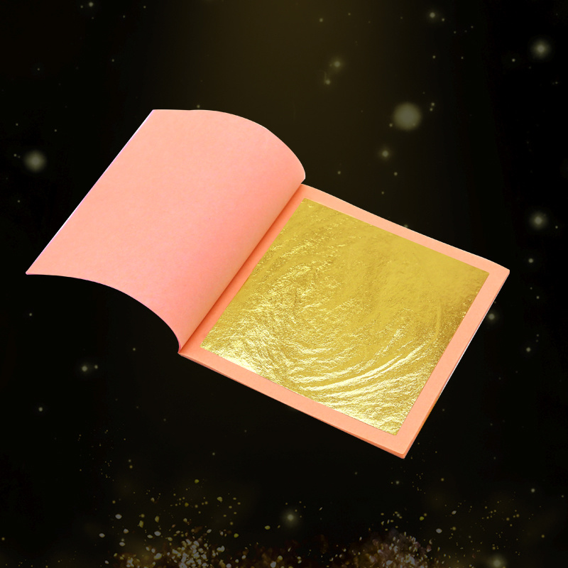 Edible Pure gold  leaf booklet 8*8cm 25pcs/booklet