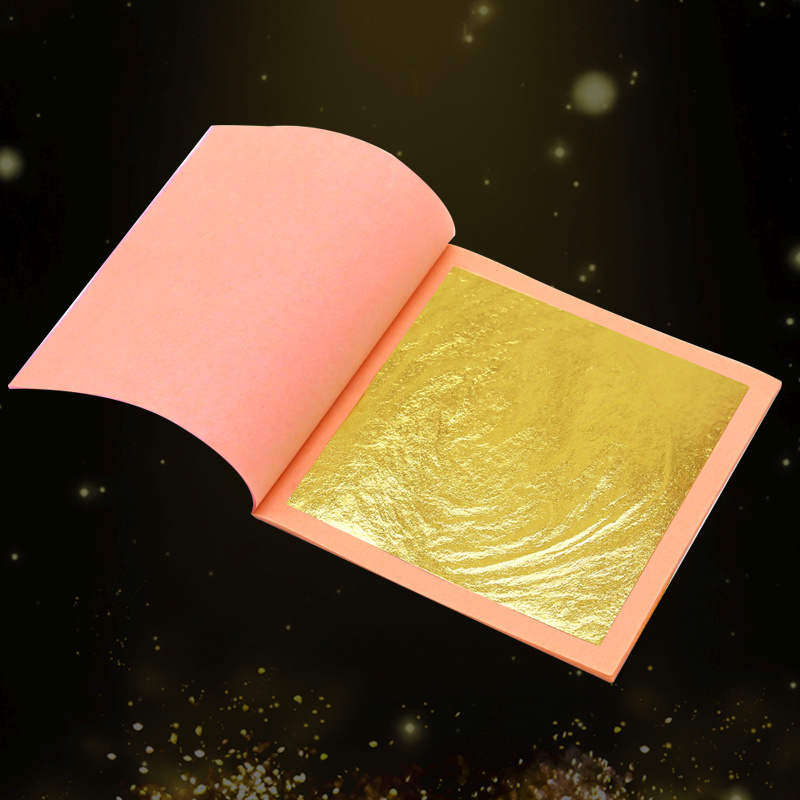 8*8cm Pure Gold Leaf Booklet for frame gilding