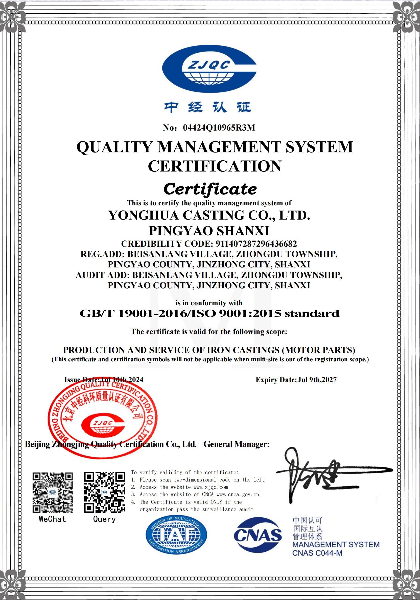Honor qualification 24