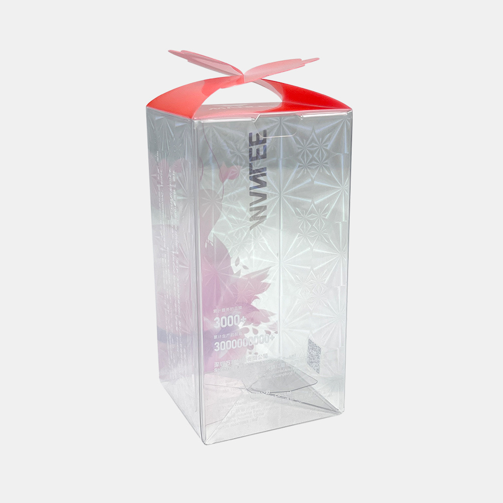 Safe And None-Toxic PET Plastic Packaging Box
