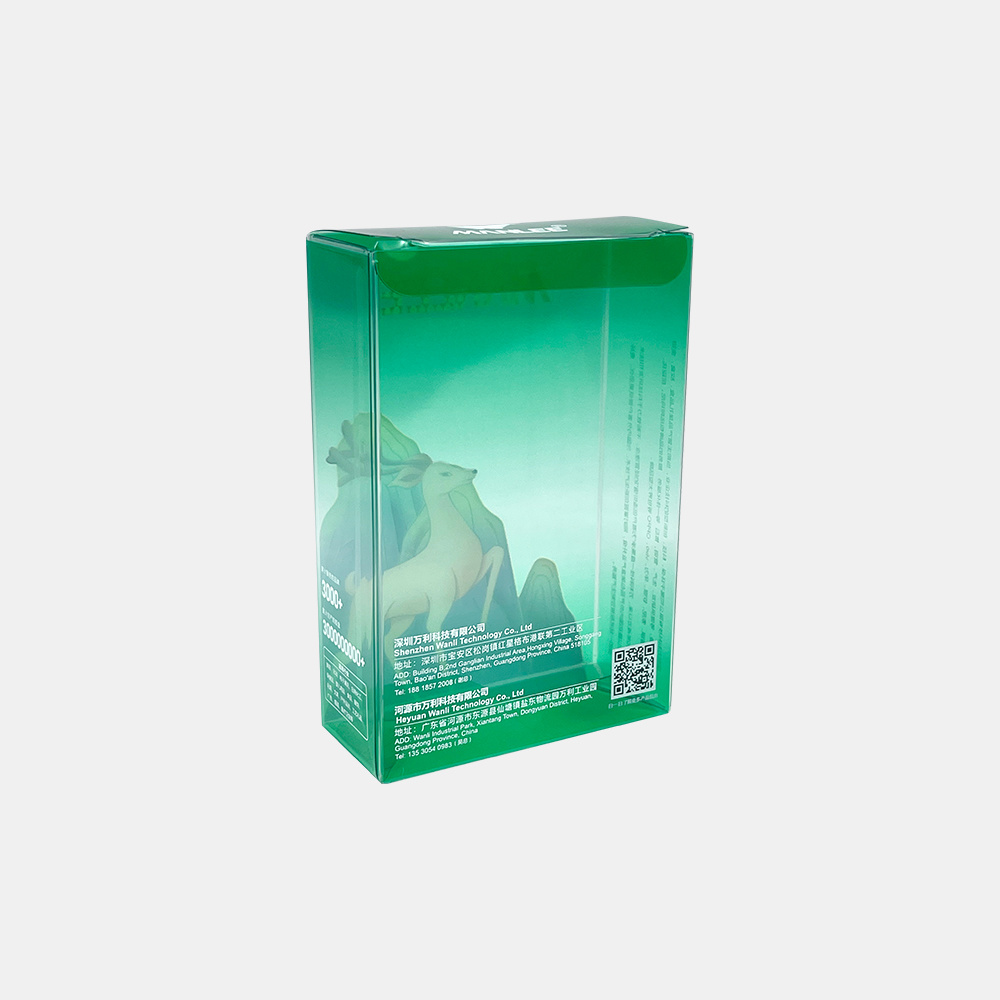 Customized Size PET Eco Friendly Plastic Tea Box