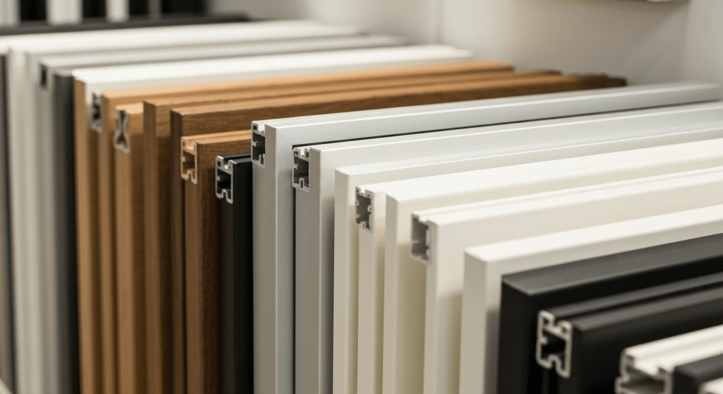 Storefront window frame samples