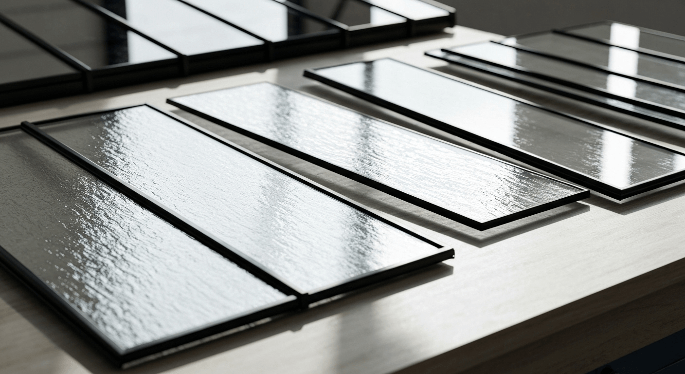 types of greenhouse glass panels