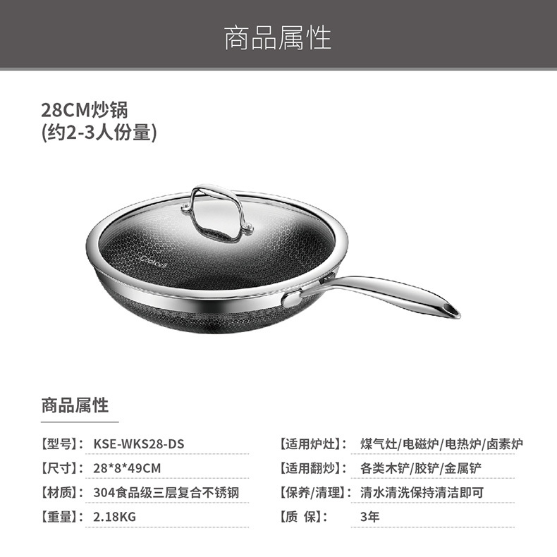 单面炒锅