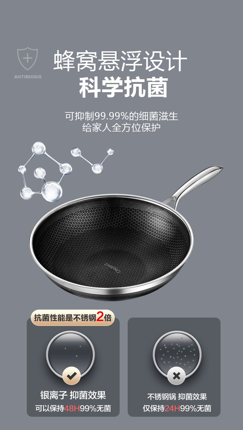 单面炒锅