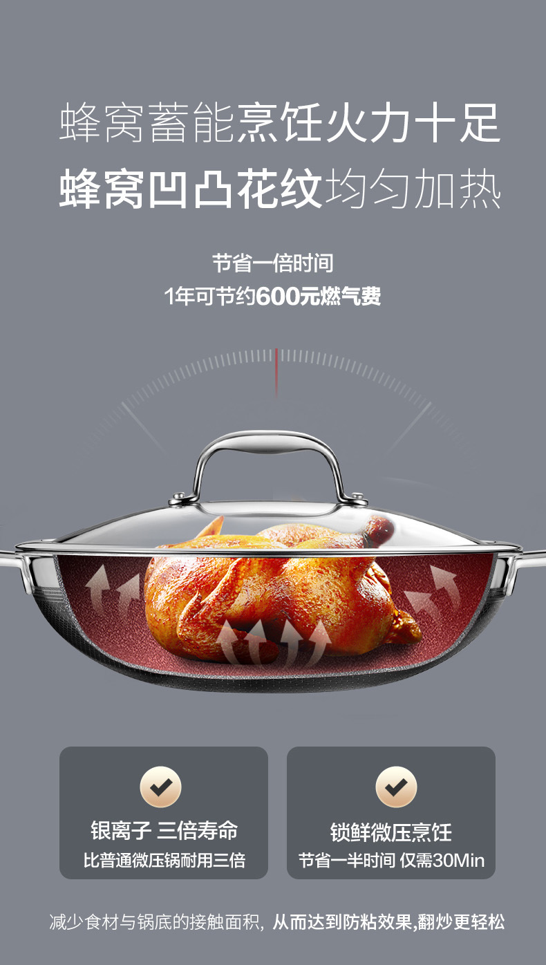 双耳炒锅