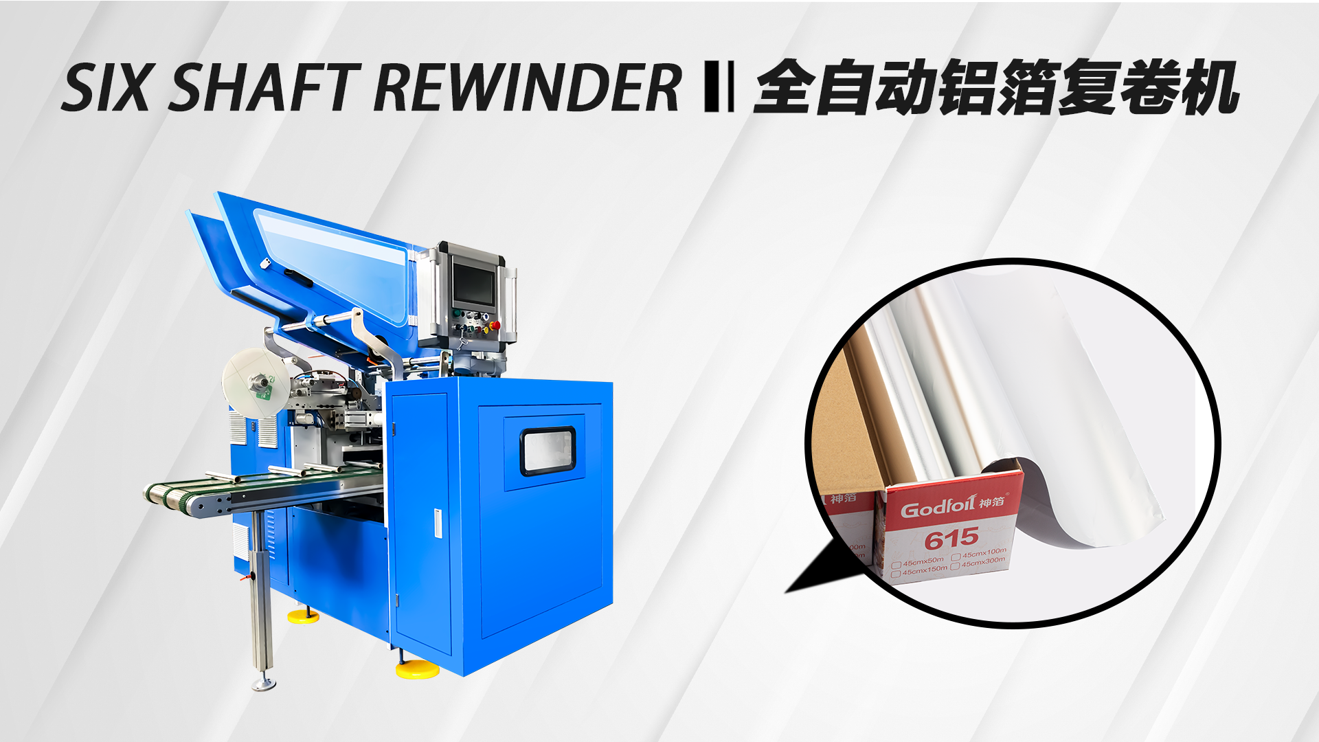 Fully automatic high speed rewinder