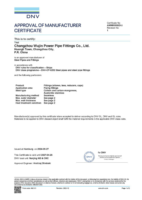DNV Certification