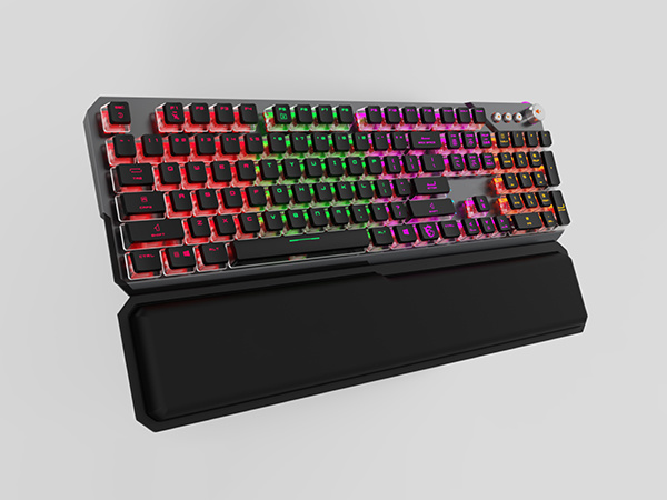 Keyboard with Rotary Switch