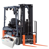 E- Counterweight  Forklifts Battery