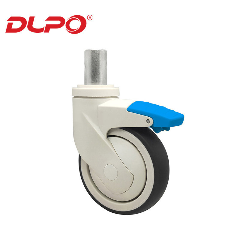 Full plastic TPR caster wheel