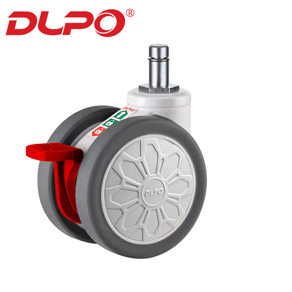 Eourpean double wheel medical caster for equipment