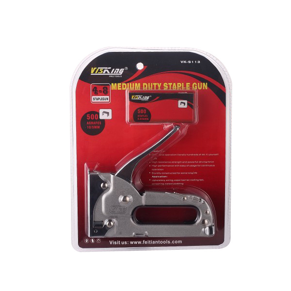 Medium Duty Staple Gun/4-8mm(5/32"-5/16")