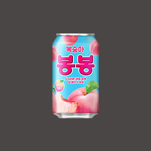Peach juice drink with peach pulp
