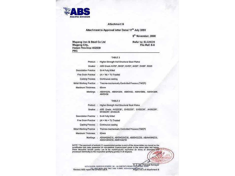 Certificate of 6 Certificate of 6