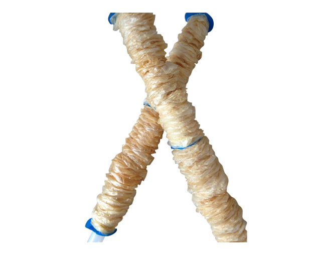 Natural dried hog sausage casing