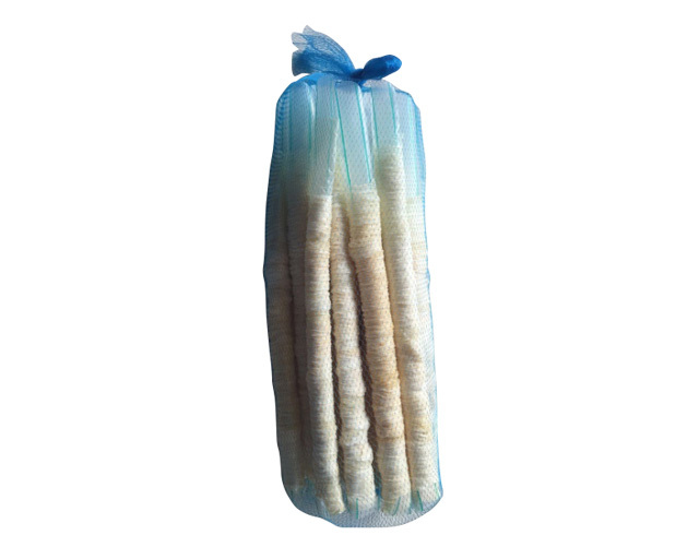 Dried tubed hog casings