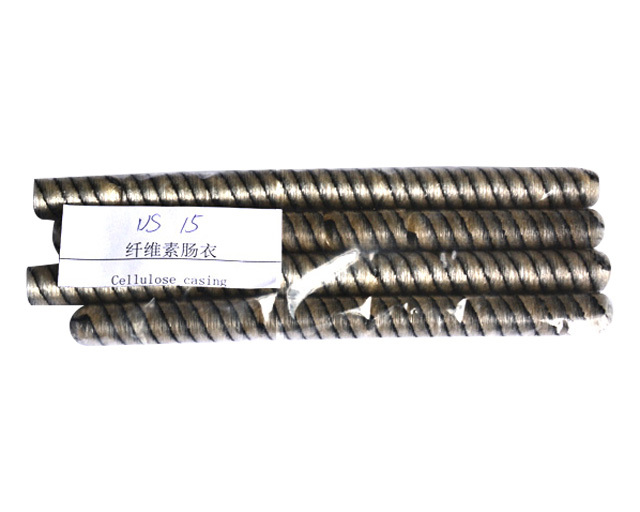 Artificial cellulose sausage casings