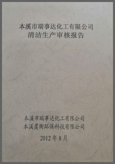 清潔生產審核報告