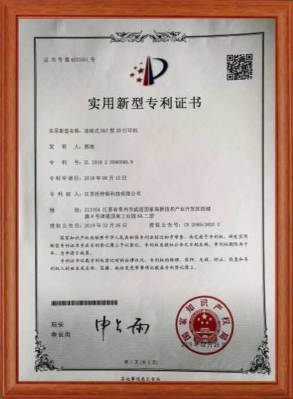 Continuous DLP type 3D printer