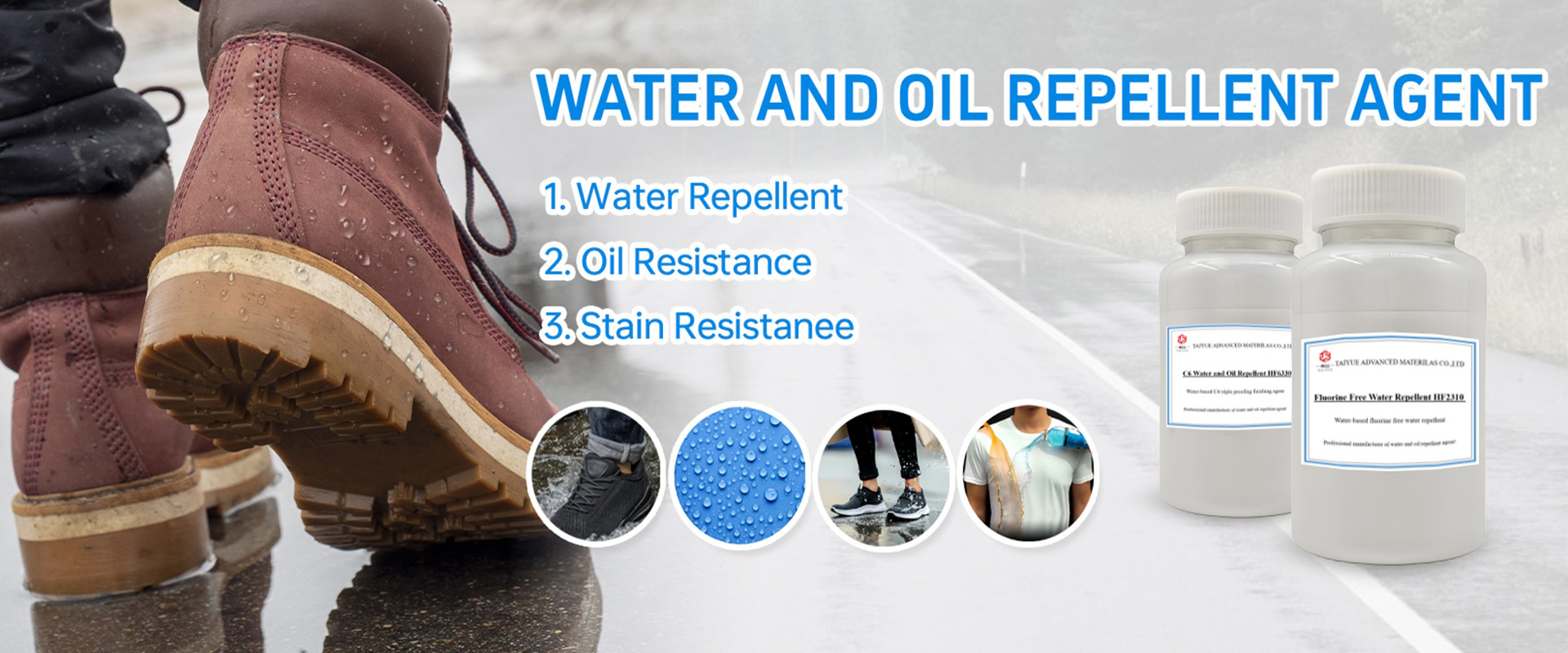 TAIYUE Water Repellent Agent Chemicals for Textile