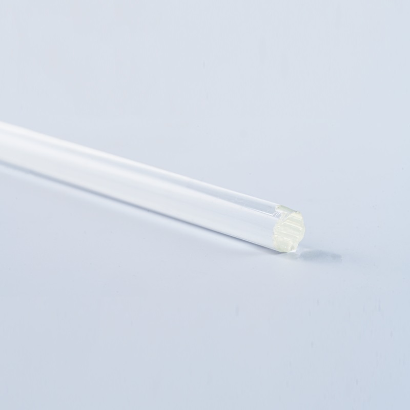 Clear shaped glass rods Clear shaped glass rods