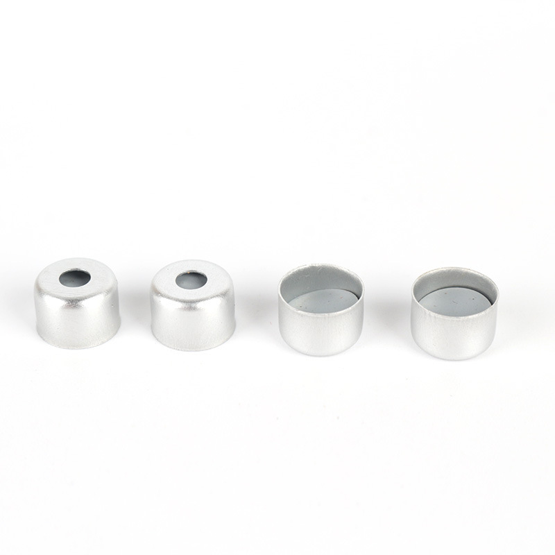 Aluminum Cap and 8mm Lined Seals for 3ml Cartridge Bottle, PTFE Lined Dental Cartridge Seal, PTFE Lined Aluminum Seal Aluminum Cap and 8mm Lined Seals for 3ml Cartridge Bottle, PTFE Lined Dental Cartridge Seal, PTFE Lined Aluminum Seal