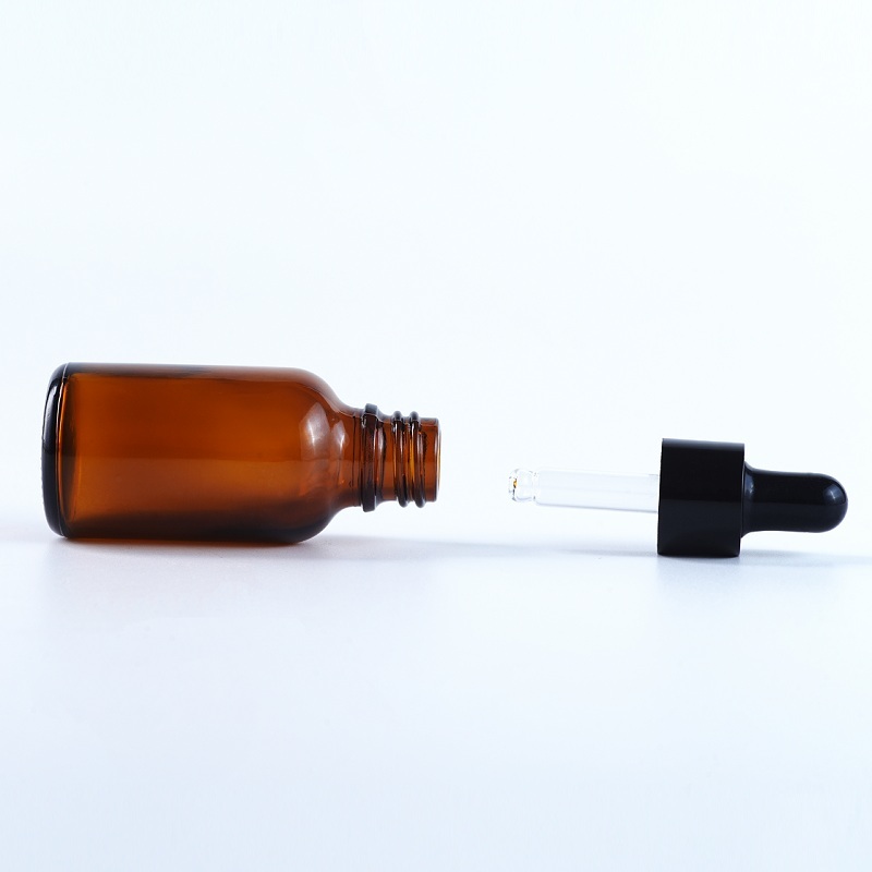 20ml amber essential oil glass bottle with glass dropper 20ml amber essential oil glass bottle with glass dropper