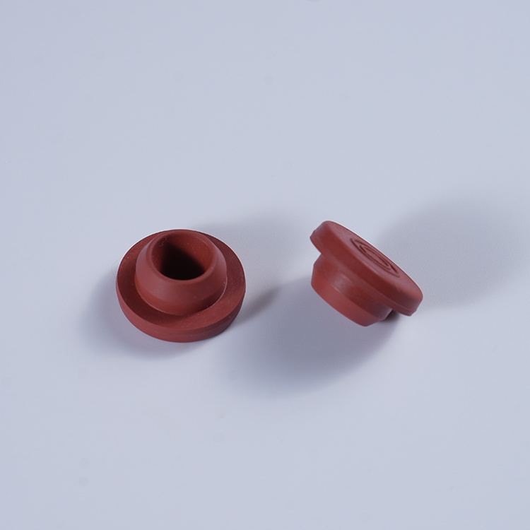 13mm halogenated butyl rubber stoppers for injectable sterile powder, Red 13mm halogenated butyl rubber stoppers for injectable sterile powder, Red